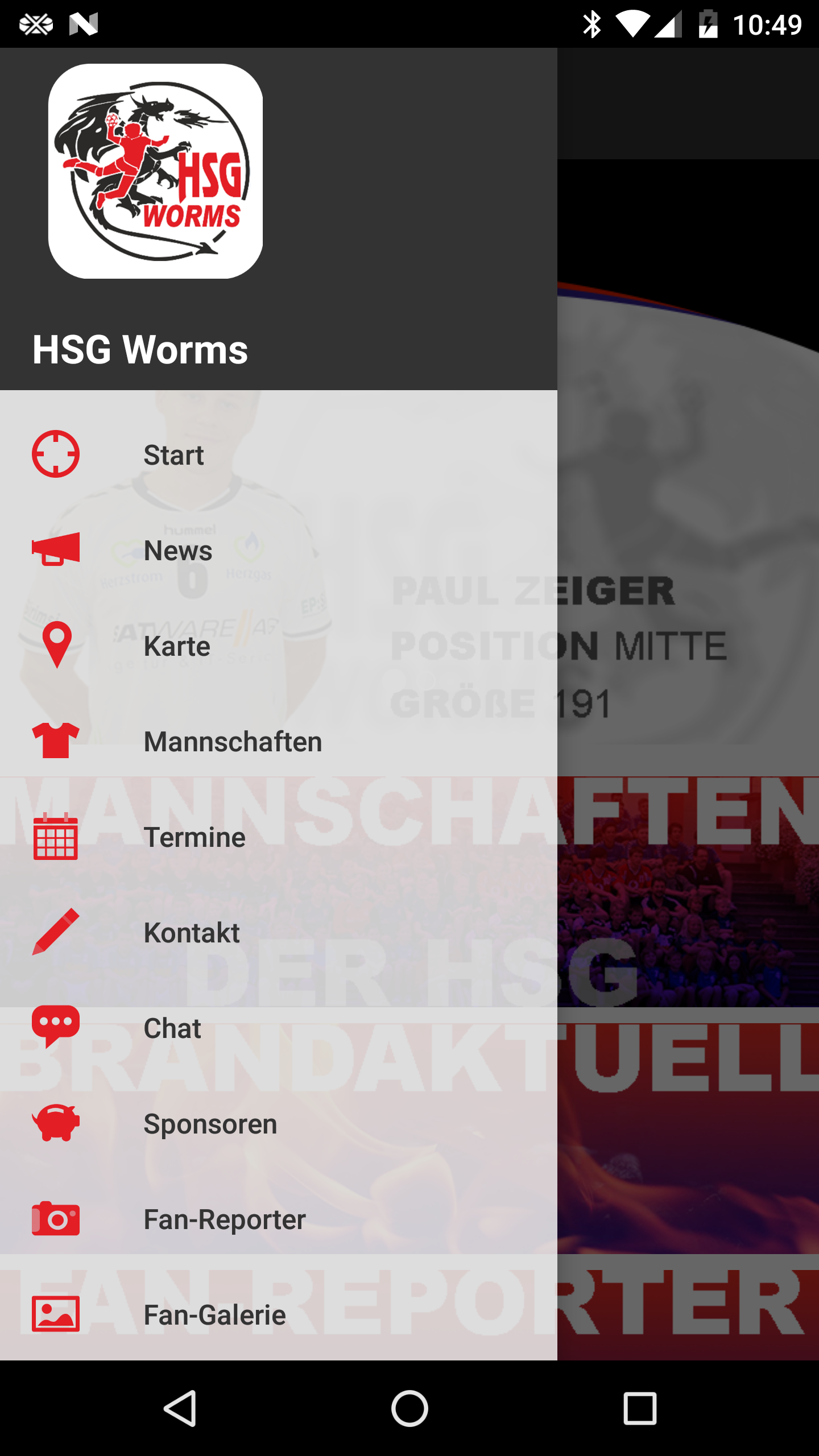 Android application HSG Worms screenshort