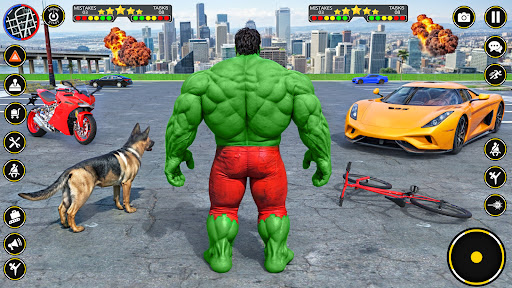 Android application Superhero Incredible Monster screenshort
