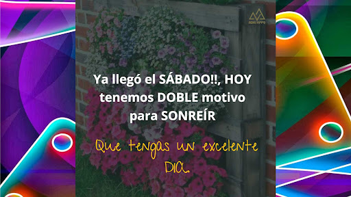 Saludos días de la semana