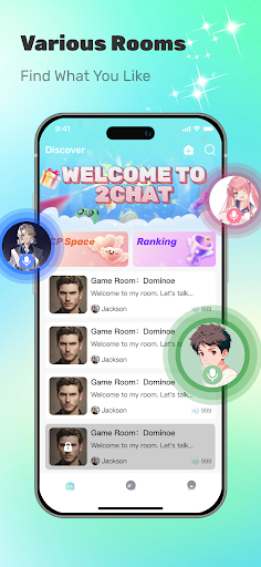 Android application 2Chat: VOICE CHAT screenshort