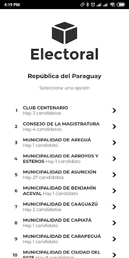 Electoral Screen 2