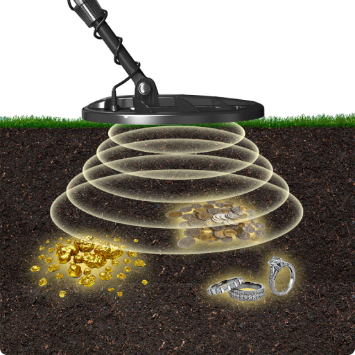 Gold Metal Detector Finder App logo