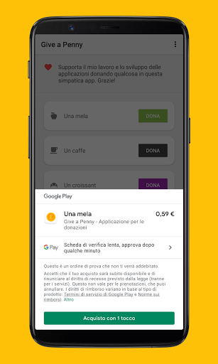 Give a Penny - Donations app Screen 3