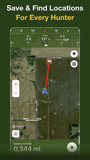 Screenshot of Hunting Points: GPS Hunt Map