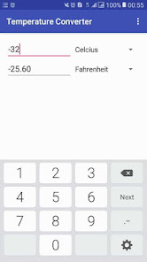 Imágen 1 Temperature Converter :Celcius android