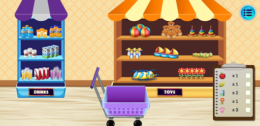 Supermarket Shopping Game Screen 3