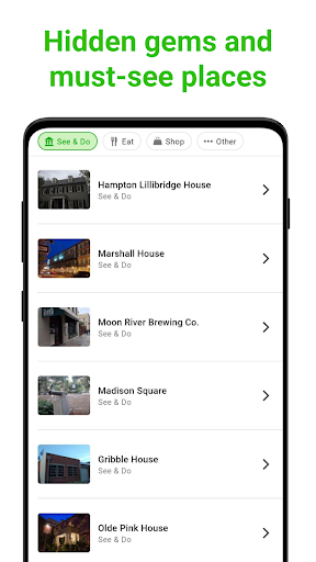 Savannah Tour Guide:SmartGuide Screen 3