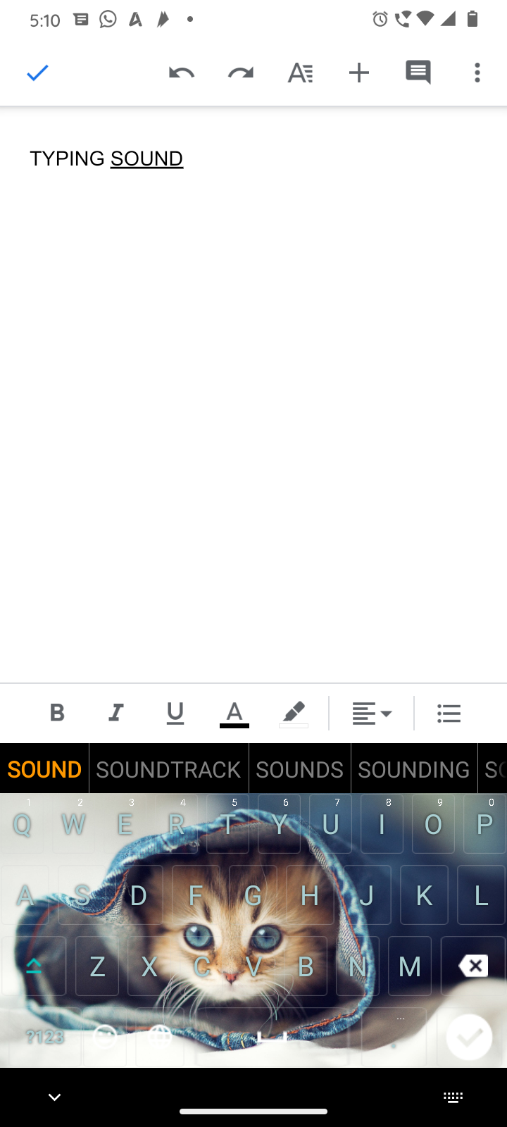 Capital Keyboard