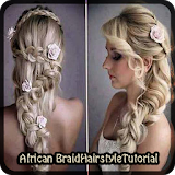 African Braid Hairstyle icon