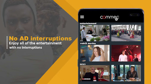 Commec TV - Live TV Streaming Screen 3