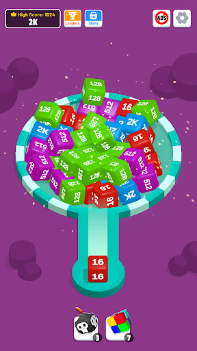 2048 Cube Merge – Number Game Screen 2