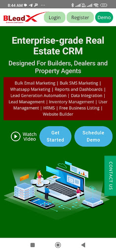 Android application BLeadX - Real Estate CRM screenshort