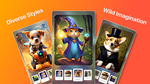 PawAI: AI Cartoon Pet Filter Screenshot 1 - AppWisp.com