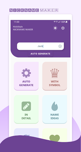 Name Style Nickname Generator By Uniq Software Google Play Japan Searchman App Data Information