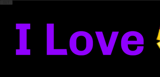 Android application LEDisplay screenshort