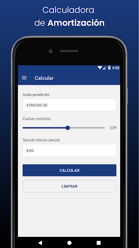 Vista previa de la aplicación