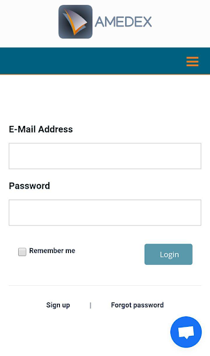 Android application AMEDEX screenshort
