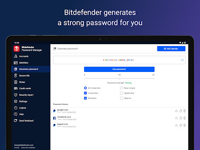 Imágen 12 Bitdefender Password Manager android