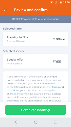 Radiance Clinic Screen 3