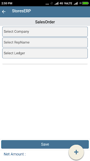 Android application iStoresERP screenshort