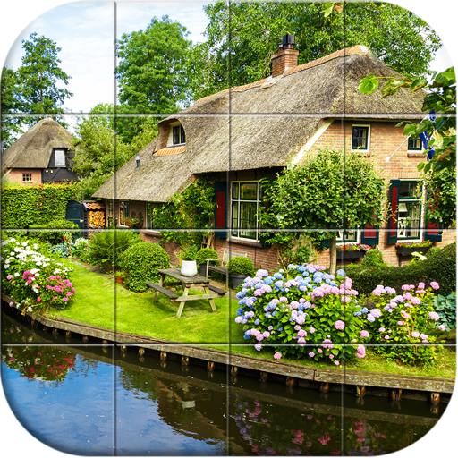 Rural Houses Puzzle  Icon