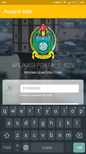 Android application Portal E-ASN Pemprovsu screenshort