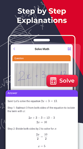 Solve Math: AI Calculus Tutor Screenshot 3 - AppWisp.com