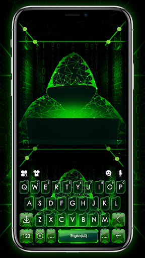 Android application Matrix Hacker Keyboard Backgro screenshort