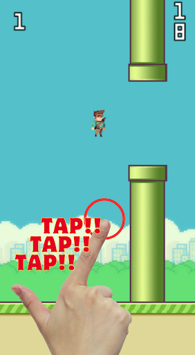 Android application Flappy Jackk screenshort