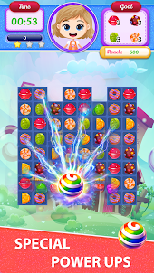 糖果樂園拼圖：配對遊戲
