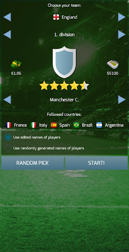 Android application True Football 3 screenshort