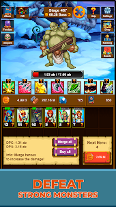 Idle Pixel Heroes: Idle Merger