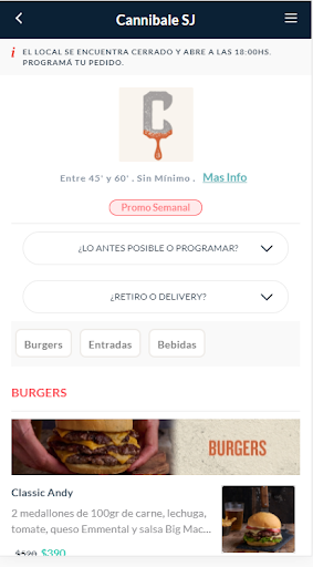 Android application Cannibale screenshort