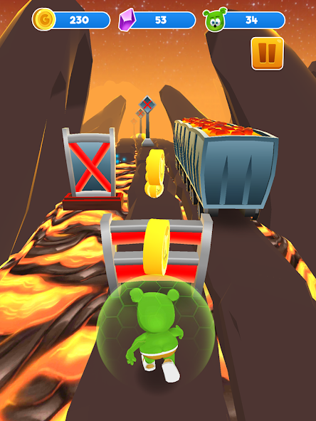 Gummy Bear Run-Endless runner MOD APK screenshot