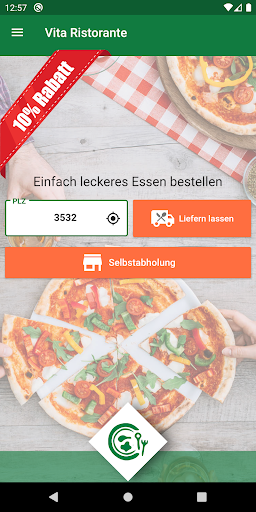 Android application Vita Ristorante screenshort