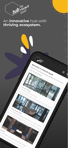 Android application Fintech Hub screenshort
