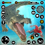 Cover Image of डाउनलोड एंग्री क्रोकोडाइल अटैक गेम  APK