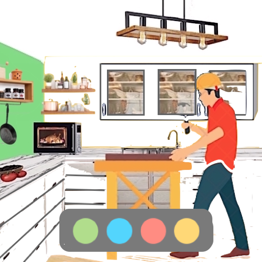 Kitchen Color Selection - 3D E 1.4 Icon