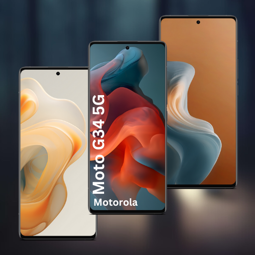 Motorola G34 5G Wallpaper Logo