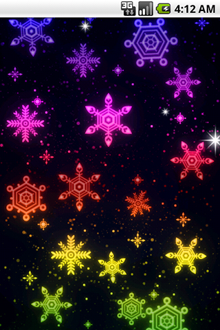 Android application Luminous textile LW02 screenshort