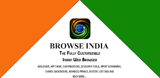 Android application Browse India - Indian Browser screenshort
