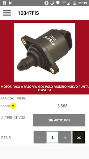 Android application Grupo 3 Distribuciones screenshort