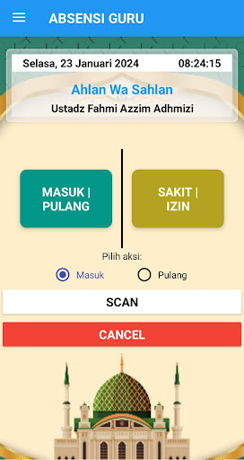 Absensi RBS Screen 3