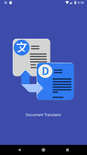 Android application Document Language Translator screenshort