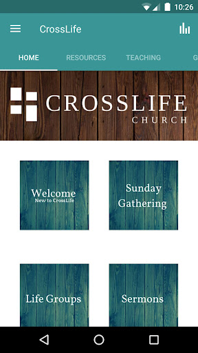 Android application CrossLife Church JC screenshort