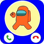Cover Image of Download Phone Video Prank Call Among Simulator 1 APK