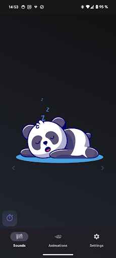 Screenshot of Sleepy Baby Panda: White Noise