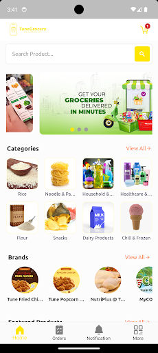 TuneGrocery Screen 2