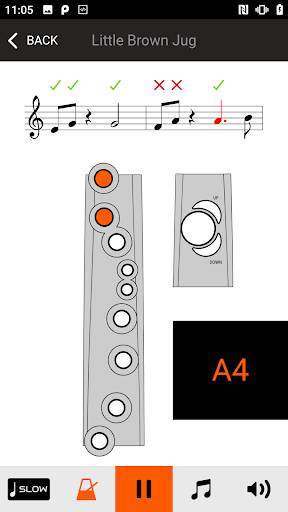 Screenshot of Aerophone mini Plus