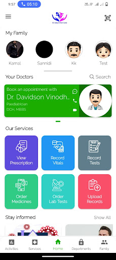 Android application Kiruba Child Care screenshort